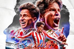 里程碑，小西蒙尼迎来代表马竞出战的第100场比赛