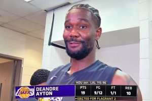 自己都不敢相信！艾顿谈其生涯8年首次被驱逐 贡献表情包一枚