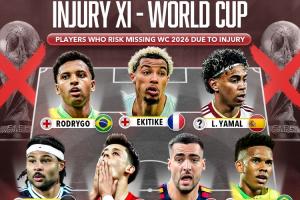 伤病猛于虎！多人重伤无缘世界杯：多例十字韧带、跟腱、腿筋重伤