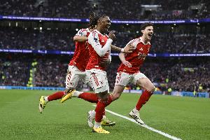 阿森纳英超对阵5支球队进球破百：埃弗顿、热刺、维拉、纽卡在列