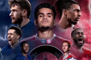 拜仁发布对阵巴黎海报：迪亚斯C位，凯恩、奥利塞、登贝莱出镜