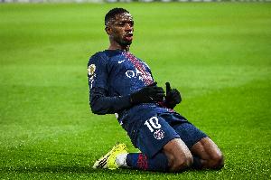 巴黎本赛季欧冠已打进43球，并列欧冠历史单赛季进球数排行榜第二