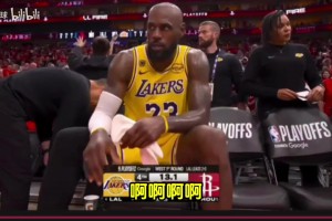 啊！！！老詹轰进绝平三分！徐静雨再突发恶疾！疯狂咆哮！