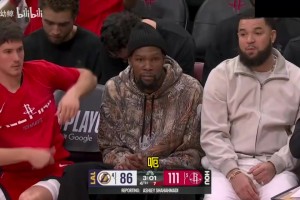 火箭扳回一场，徐静雨调侃KD：喜怒完全形于色，他的快乐很简单！